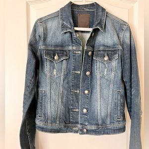 Dark wash denim jacket